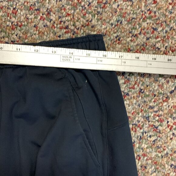 Nike Dri-Fit Black Fleece Tapered Ankle Zip Athletic Sweatpants Size L - Picture 12 of 14